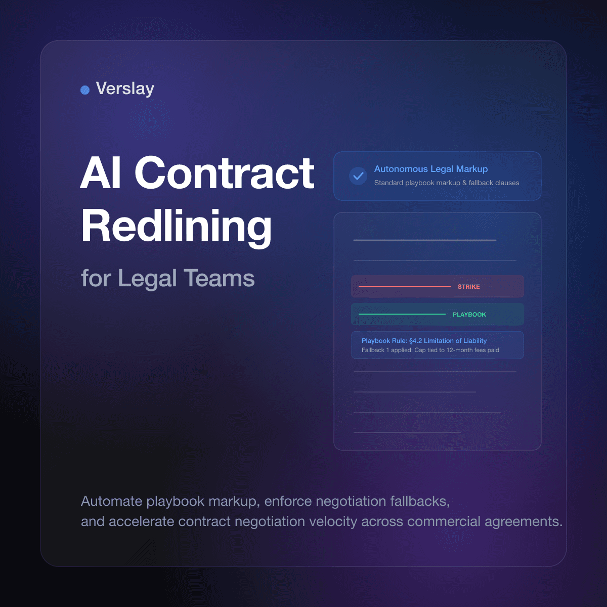 AI Contract Redlining for Legal Teams: Automating Playbook Markup, Clause Negotiation, and Risk Mitigation