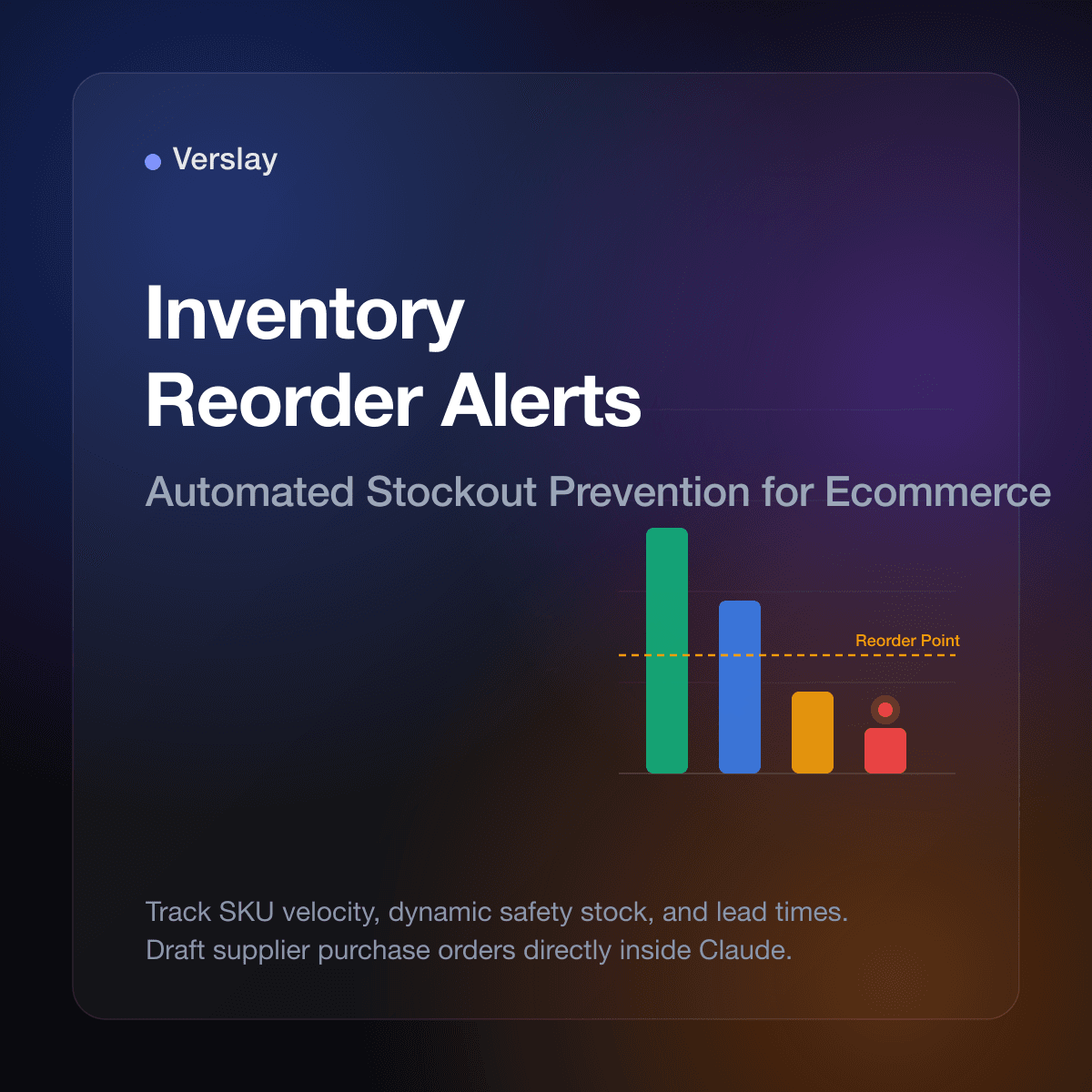 Ecommerce Inventory Reorder Alerts with AI: A Store Guide