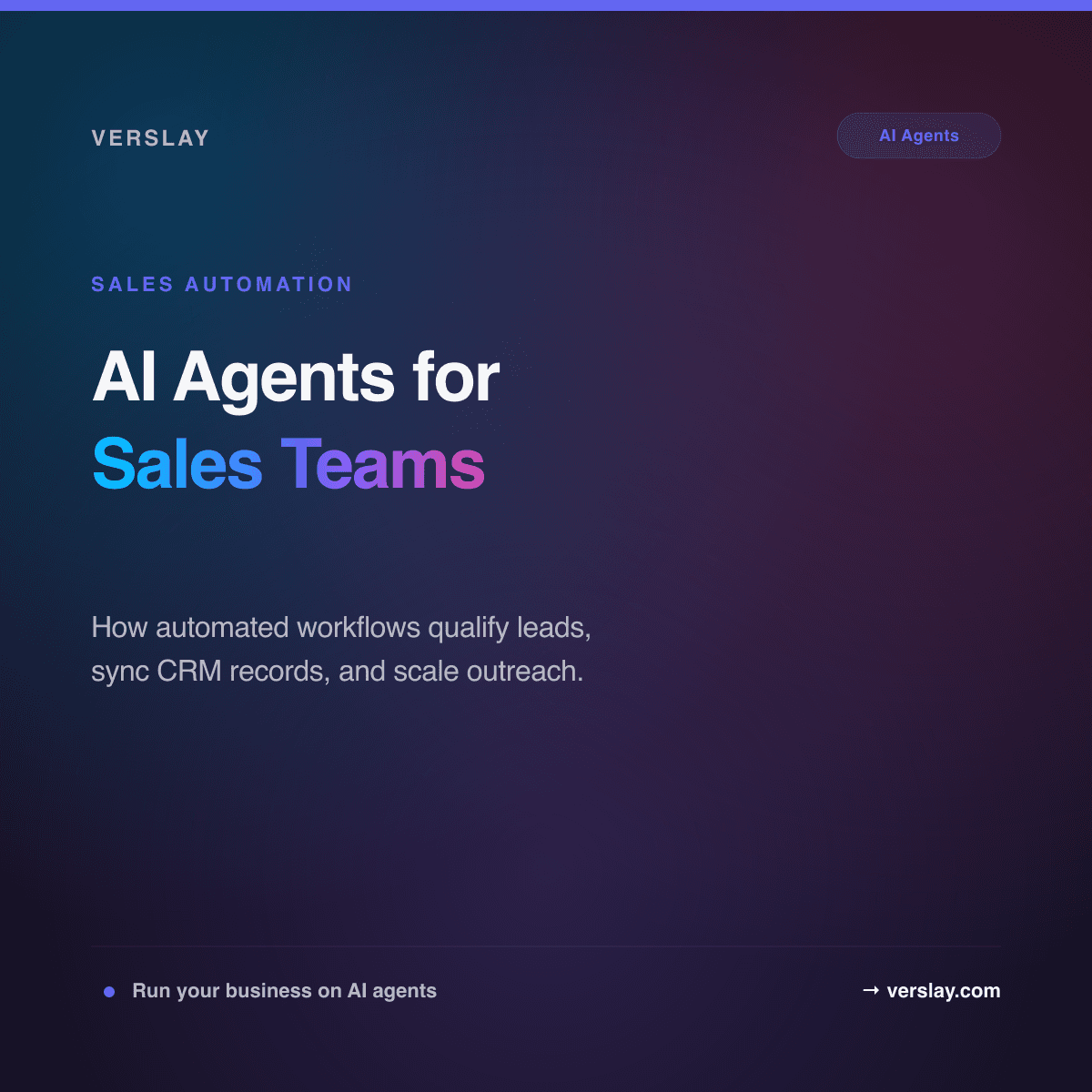 AI Agents for Sales: Automating Outreach and Pipeline Management