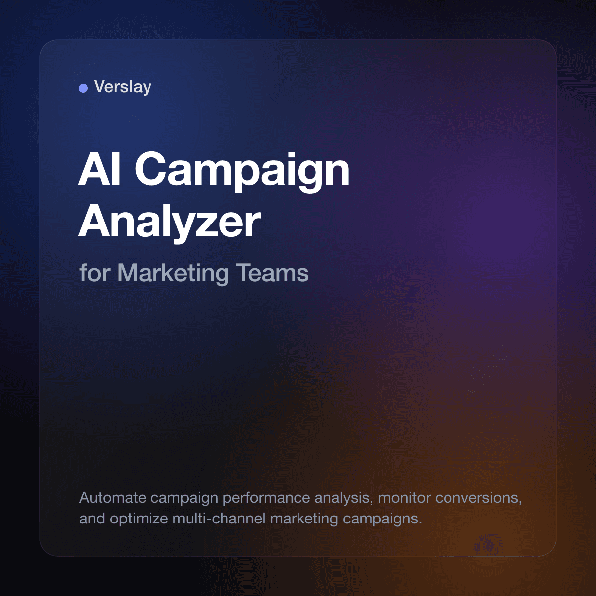AI Campaign Analyzer for Marketing Teams