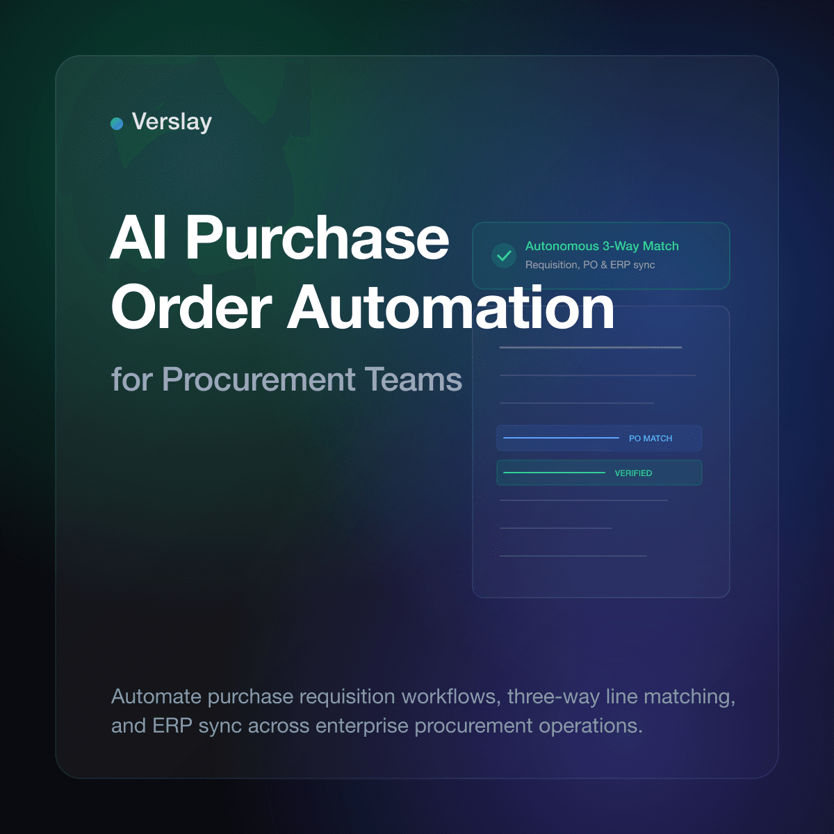AI Purchase Order Automation for Procurement Teams: Automating PO Creation, Three-Way Matching, and ERP Approvals