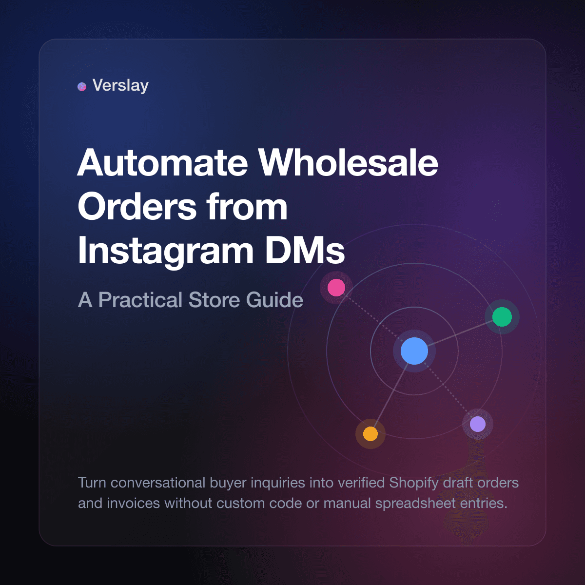 Automate Wholesale Orders from Instagram DMs: A Store Guide